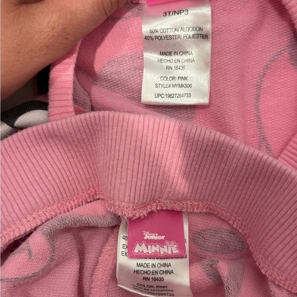 Disney Minnie Mouse Pink Kids set - Picture 3 of 3